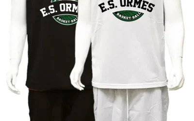 Tenue réversible Noir/Blanc logo sur les 2 faces