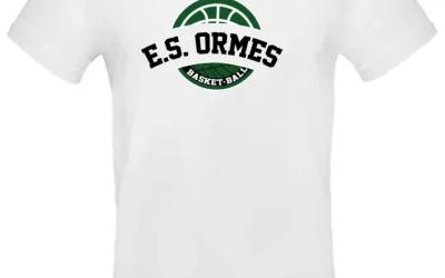 Tshirt coton unisexe Blanc logo face