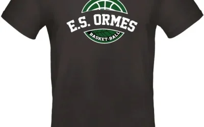 Tshirt coton unisexe Noir logo face