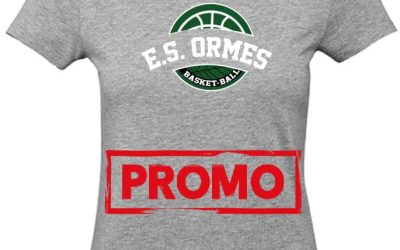 Tshirt coton femme Gris logo face